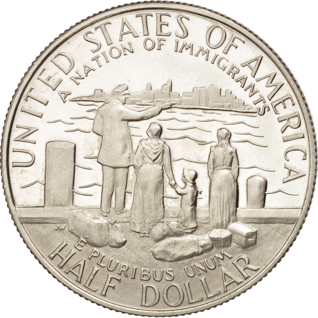 UNITED STATES, Half Dollar, 1986, U.S. Mint, KM #212, MS(63), Copper-Nickel...