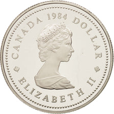 Canada, Elizabeth II, 1 Dollar, 1984, Ottawa, Jacques Cartier, KM 141