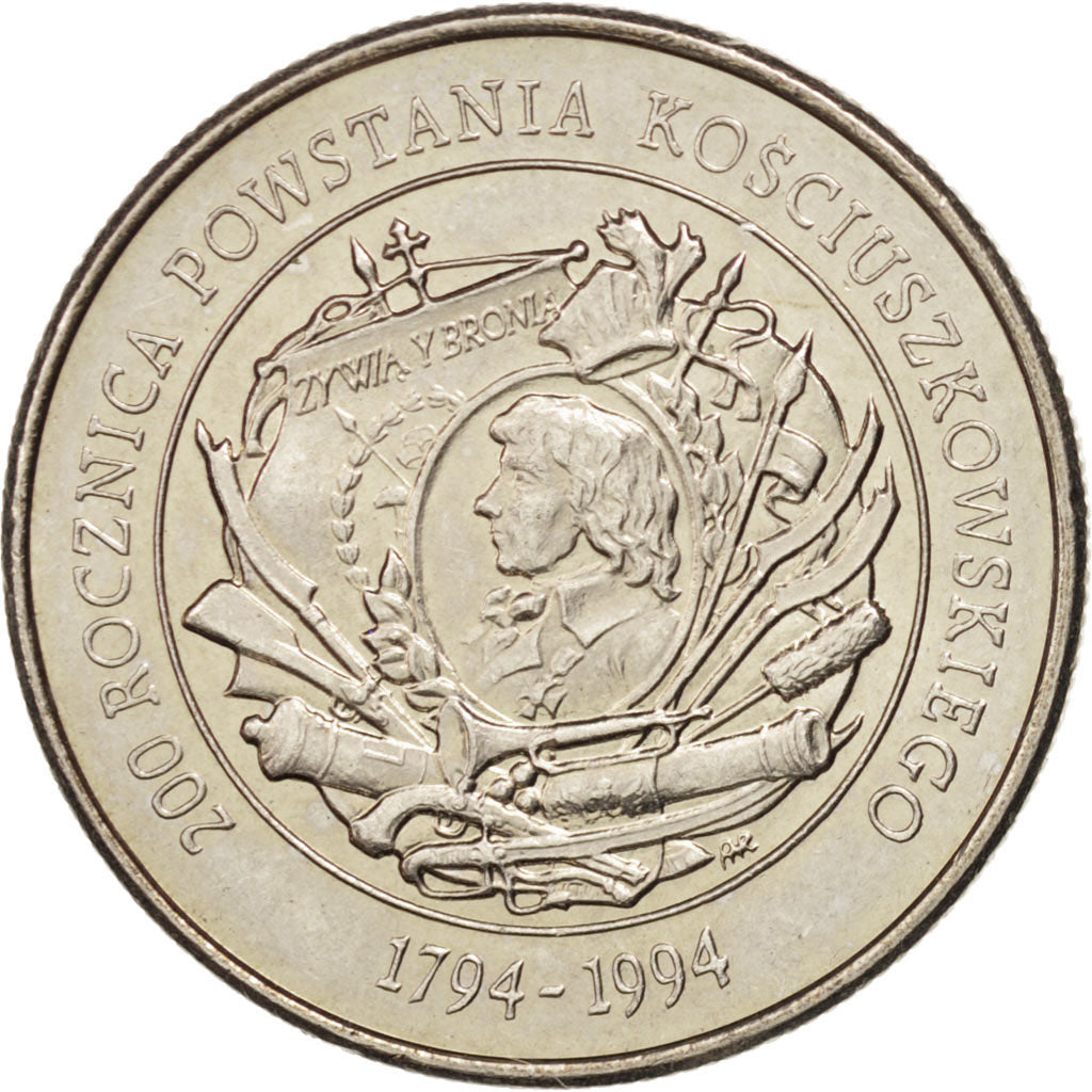 POLAND, 20000 Zlotych, 1994, KM #271, MS(63), Copper-Nickel, 29.5, 10.83