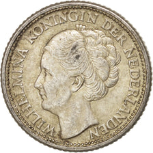 Monnaie, Pays-Bas, Wilhelmina I, 25 Cents, 1944, TTB+, Argent, KM:164