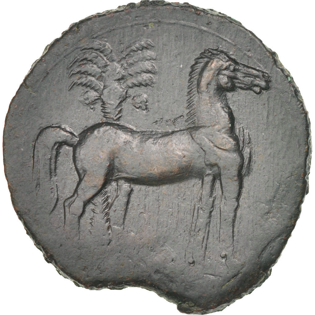 Carthage, Zeugitane, Trishekel, Carthage, AU(50-53), Bronze, SNGCop #344, 20.63