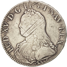 FRANCE, Écu aux branches d'olivier, ECU, 1736, Bayonne, KM #486.12, VF(20-25), .
