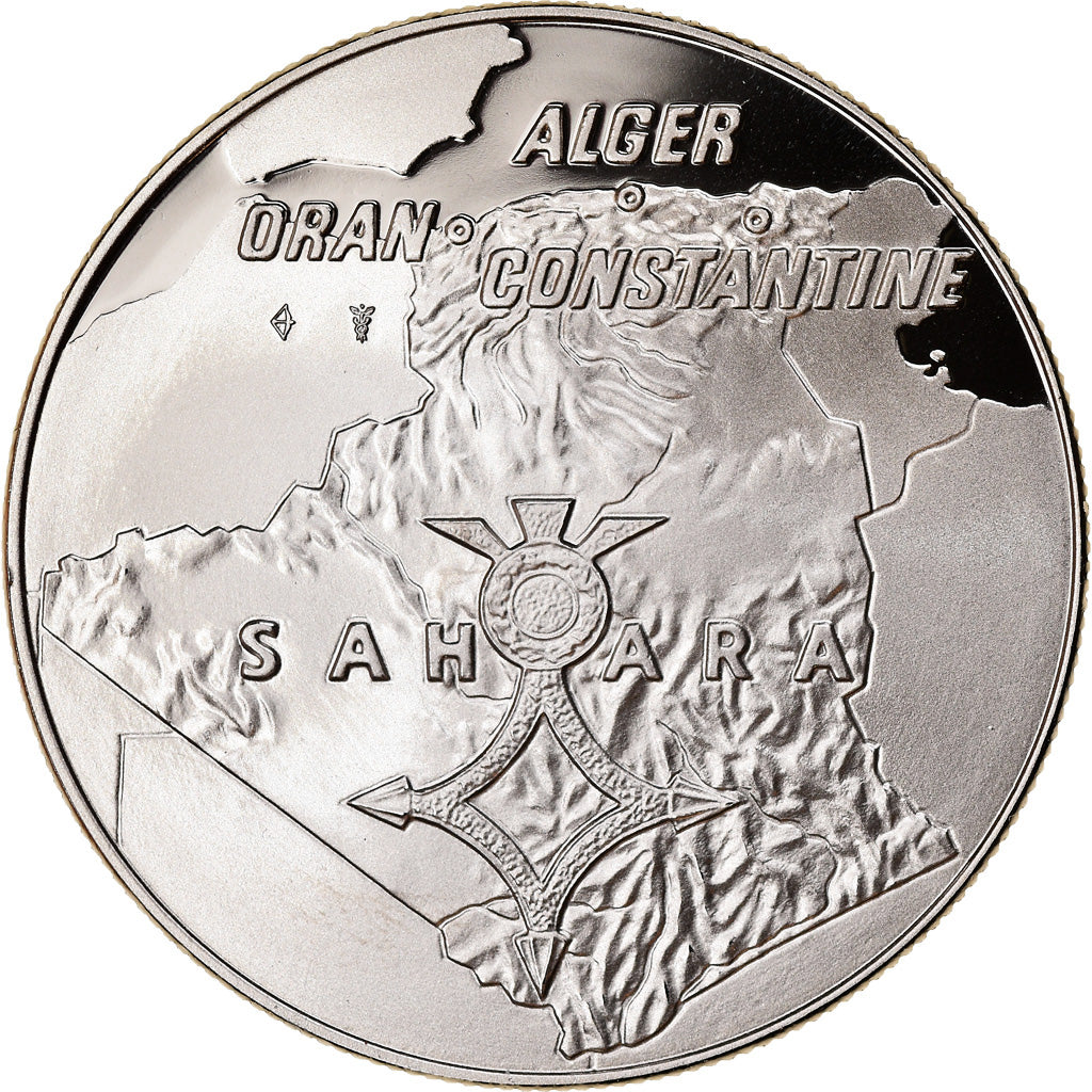 France, Medal, Bataille d'Alger, MS(65-70), Cupro-nickel