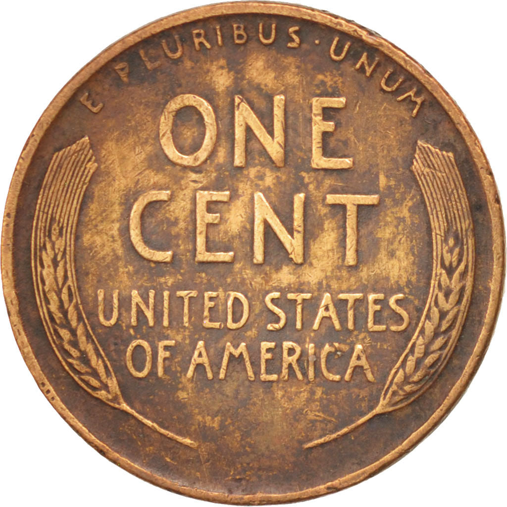 UNITED STATES, Lincoln Cent, Cent, 1942, U.S. Mint, KM #132, EF(40-45), Bronze,.