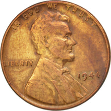 Coin, United States, Lincoln Cent, Cent, 1944, U.S. Mint, Philadelphia