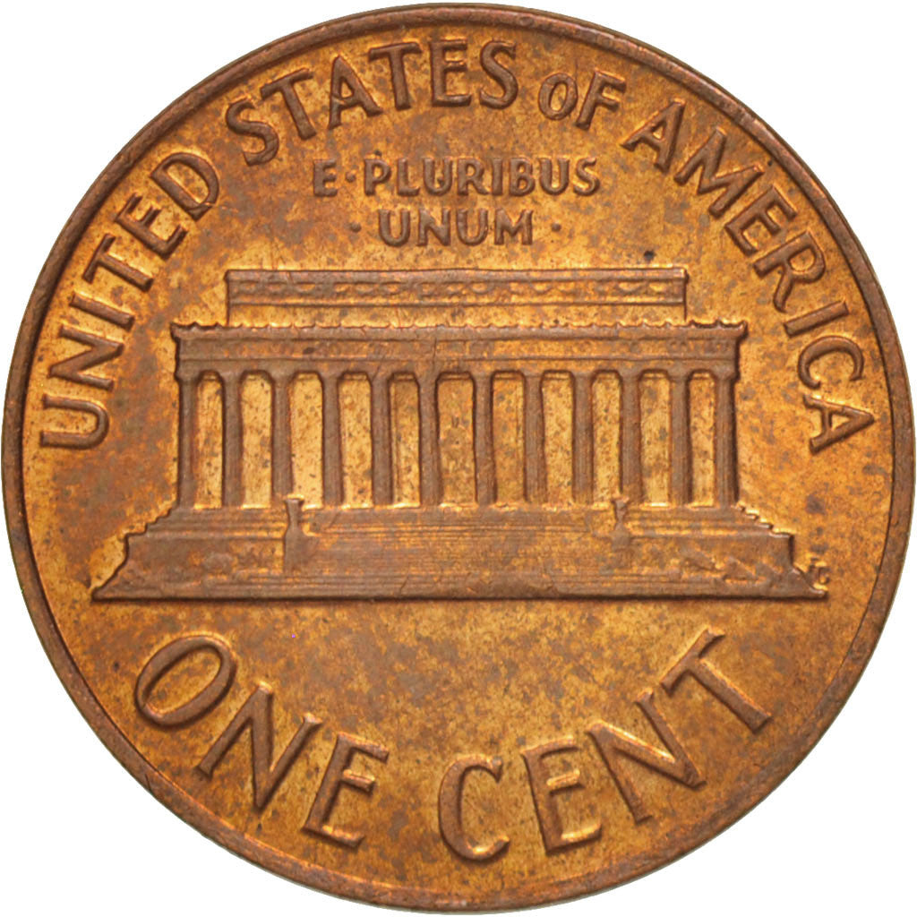 UNITED STATES, Lincoln Cent, Cent, 1964, U.S. Mint, KM #201, AU(55-58), Brass,..