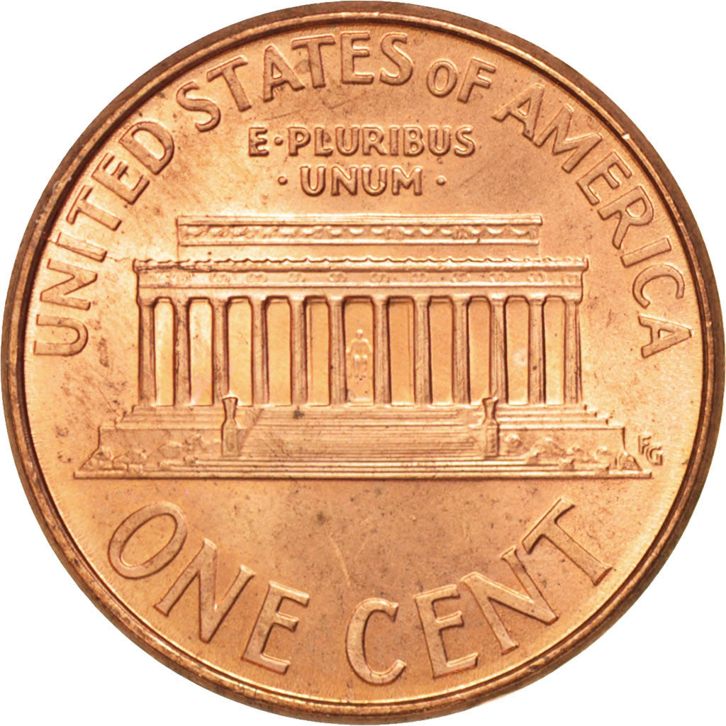 UNITED STATES, Lincoln Cent, Cent, 2001, U.S. Mint, KM #201b, MS(63), Copper...