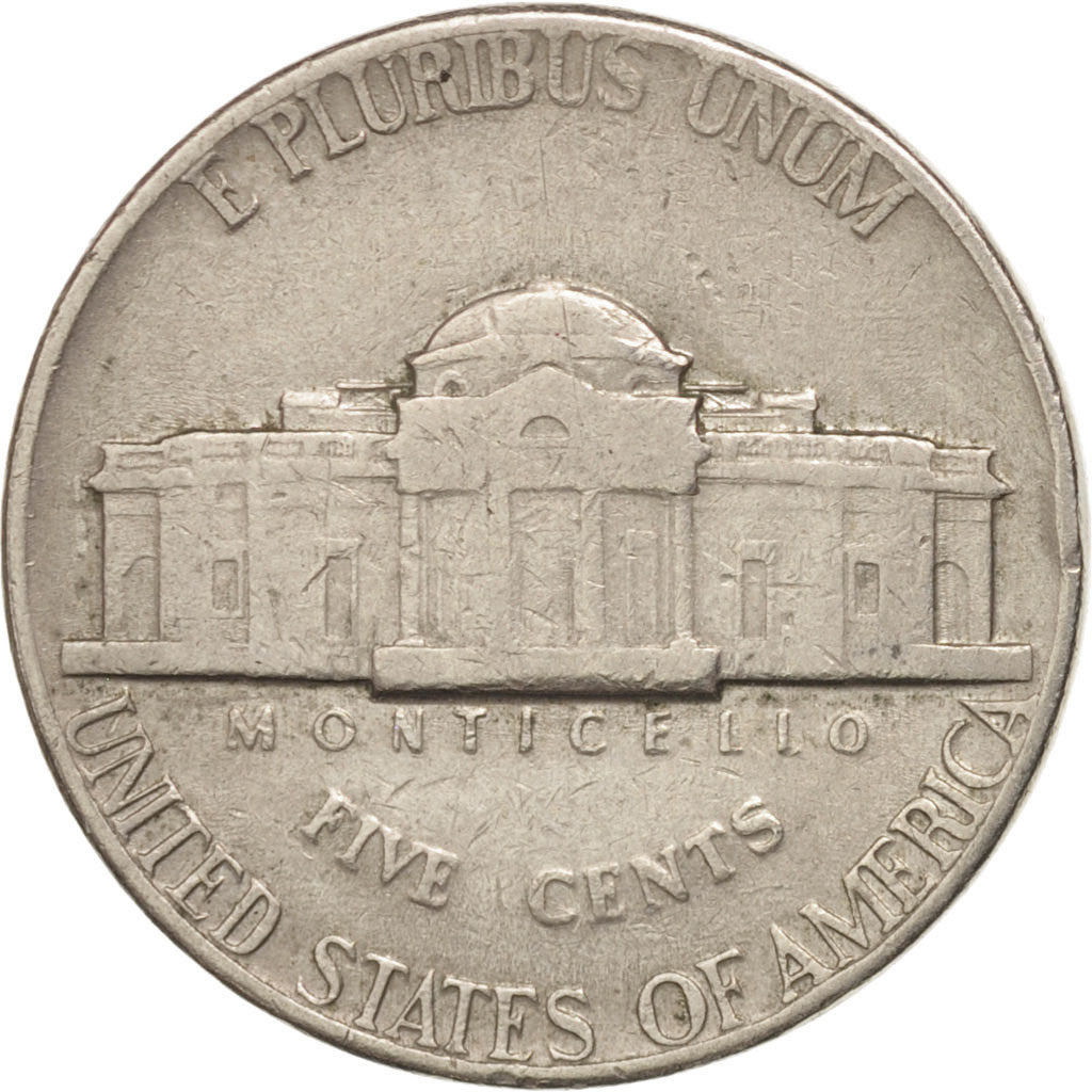 Moneta, Stati Uniti, Jefferson Nickel, 5 Cents, 1972, U.S. Mint, Denver, BB