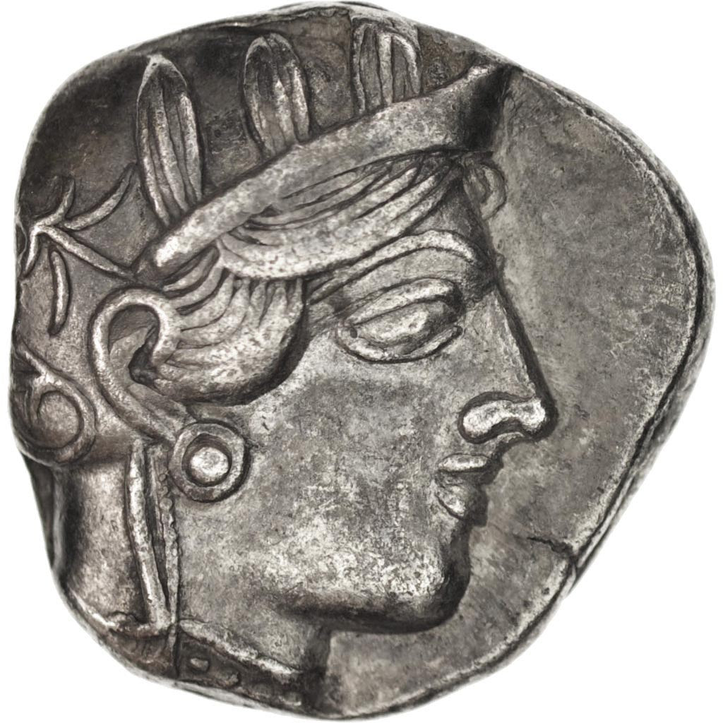 Athens, Attique (5th Century Bf JC), Tétradrachme, Athens, AU(50-53), Silver, S.