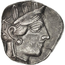 Athens, Attique (5th Century Bf JC), Tétradrachme, Athens, AU(50-53), Silver, S.