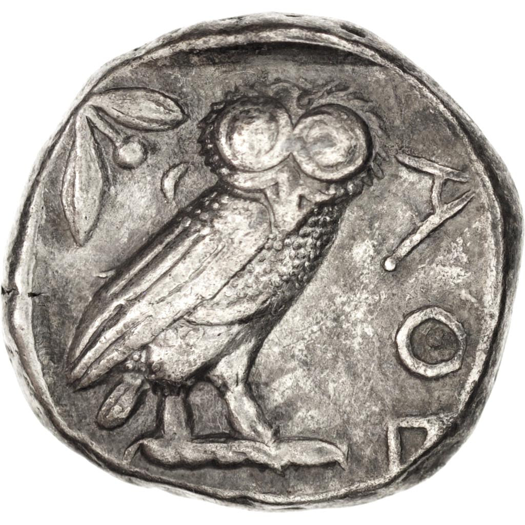 Coin, Attica, Athens, Tetradrachm, Athens, EF(40-45), Silver, SNG Cop:31