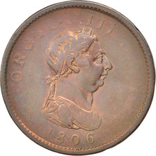 GREAT BRITAIN, Penny, 1806, KM #663, VF(30-35), Copper, 18.30
