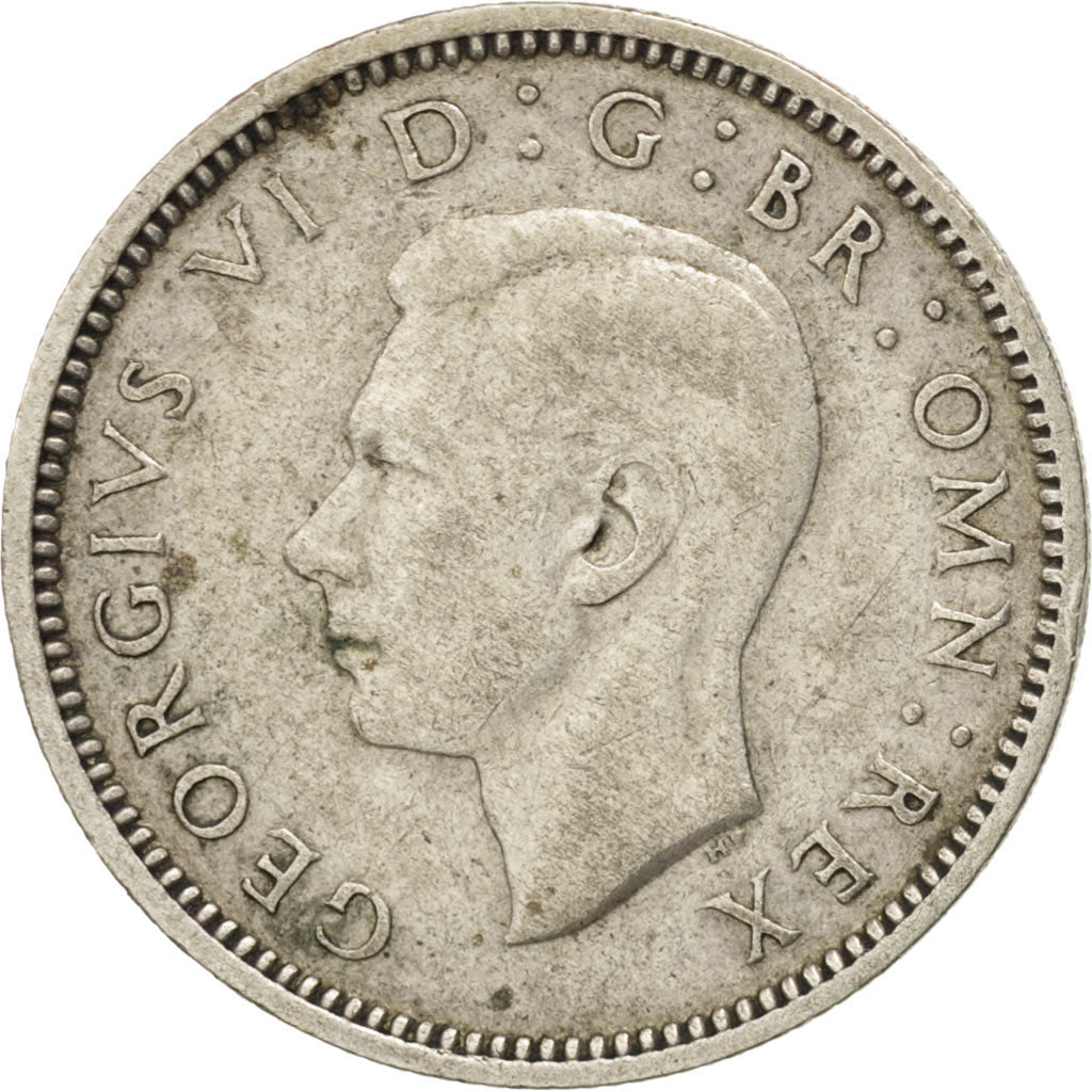 GREAT BRITAIN, 6 Pence, 1942, KM #862, EF(40-45), Copper-Nickel, 19.5, 2.80
