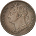 Coin, Great Britain, George IV, Farthing, 1822, EF(40-45), Copper, KM:677