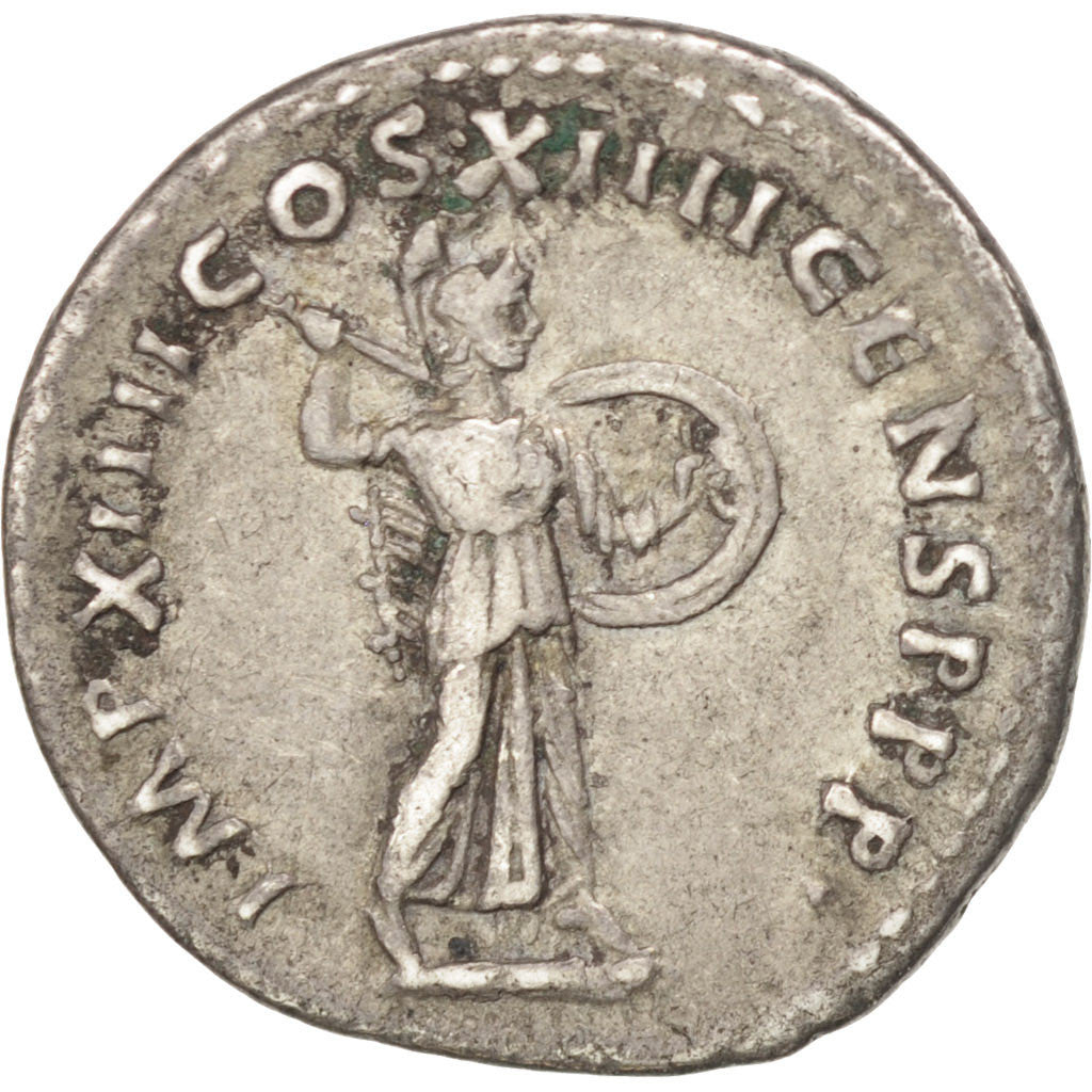 Moneta, Domitian, Denarius, Rome, BB, Argento, RIC:574var