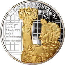 France, Médaille, La vie de Napoléon Bonaparte, le Sacre de l'Empereur, FDC