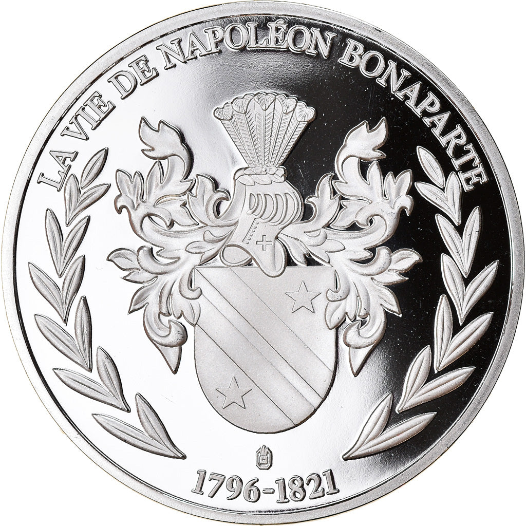 France, Médaille, La vie de Napoléon Bonaparte, le Sacre de l'Empereur, FDC