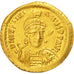Justinian I 527-565, Solidus, Constantinople, AU(55-58), Gold, Sear #137, 4.22