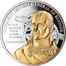 Francia, medaglia, Napoléon Bonaparte devient Général de Brigade, FDC, Copper
