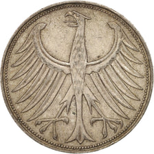 Coin, GERMANY - FEDERAL REPUBLIC, 5 Mark, 1965, Munich, EF(40-45), Silver