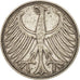 GERMANY - FEDERAL REPUBLIC, 5 Mark, 1951, Stuttgart, KM #112.1, EF(40-45),...