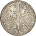 GERMANY - FEDERAL REPUBLIC, 5 Mark, 1956, Stuttgart, KM #112.1, AU(50-53),...