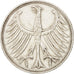GERMANY - FEDERAL REPUBLIC, 5 Mark, 1963, Stuttgart, KM #112.1, AU(50-53),...
