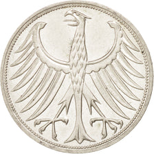 Moneta, GERMANIA - REPUBBLICA FEDERALE, 5 Mark, 1966, Karlsruhe, SPL-, Argento