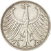 Coin, GERMANY - FEDERAL REPUBLIC, 5 Mark, 1957, Hambourg, AU(50-53), Silver