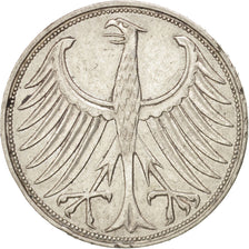 Monnaie, République fédérale allemande, 5 Mark, 1965, Hambourg, TTB+, Argent