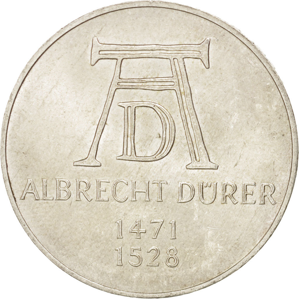GERMANY - FEDERAL REPUBLIC, 5 Mark, 1971, Munich, KM #129, AU(50-53), Silver,...