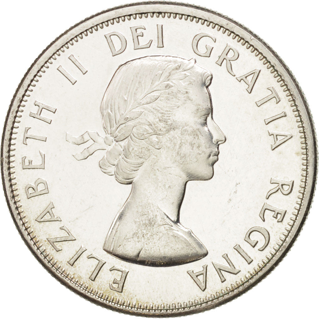 Coin, Canada, Elizabeth II, 50 Cents, 1964, Royal Canadian Mint, Ottawa, MS(63)