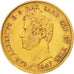 ITALIAN STATES, 20 Lire, 1847, Torino, KM #131.1, AU(50-53), Gold, 21, 6.44