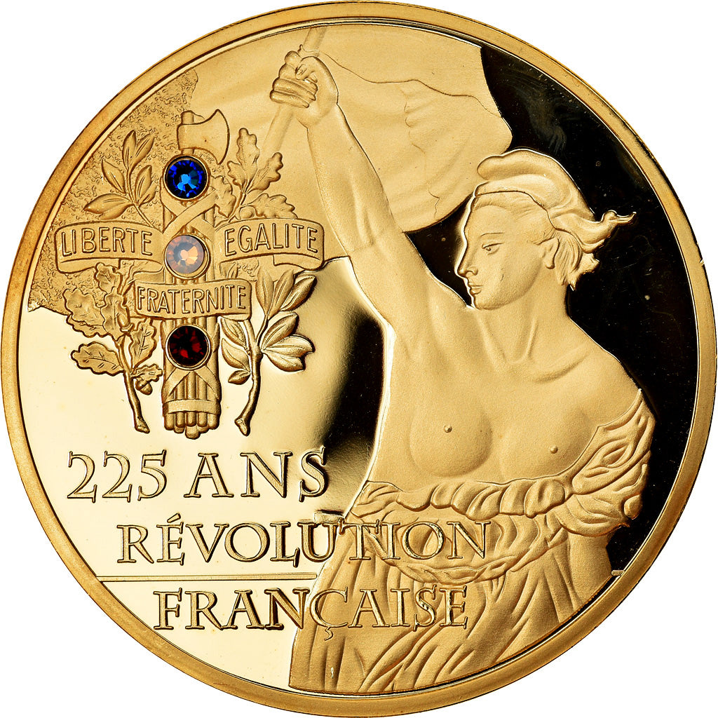 France, Medal, Révolution Française, Prise de la Bastille, MS(65-70), Copper