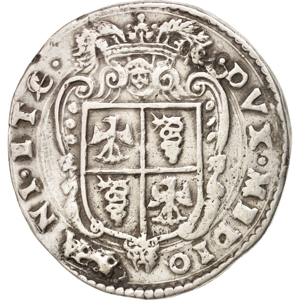 Italy, Scudo, Milan, VF(20-25), Silver, 31.82