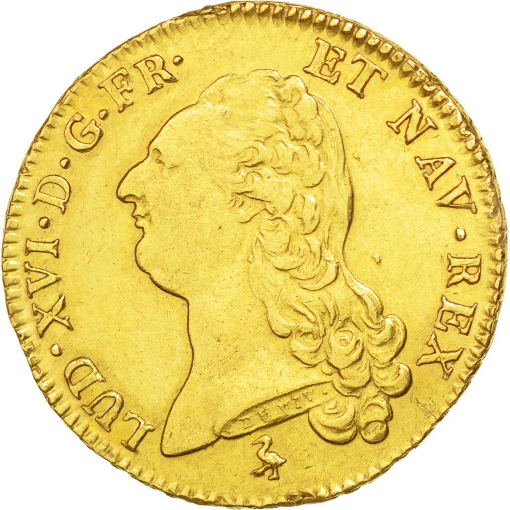 Louis XVI, Double louis d'or à la tête nue, 1786 A, Paris, Gadoury 363