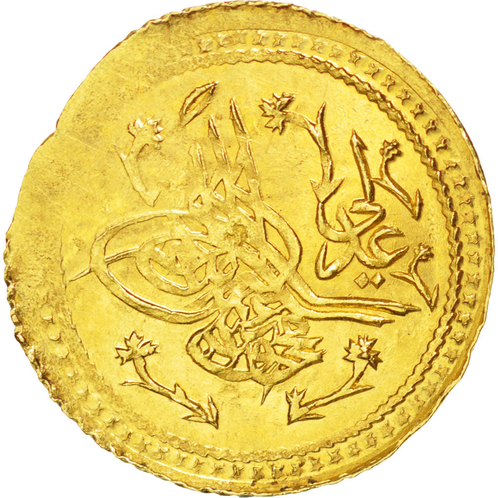 TURKEY, Surre Altin, 1823, Darulhilafe, KM #621, AU(55-58), Gold, 1.63