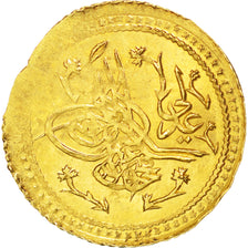 TURKEY, Surre Altin, 1823, Darulhilafe, KM #621, AU(55-58), Gold, 1.63