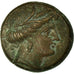 Monnaie, Lucanie, Métaponte, Bronze, Metapontion, SUP, Bronze