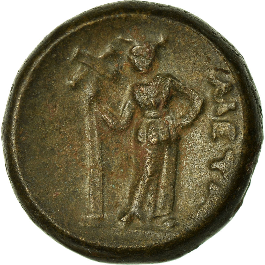 Lucania, Metaponto, Bronze, Metapontion, AU(50-53), Bronze, 5.20