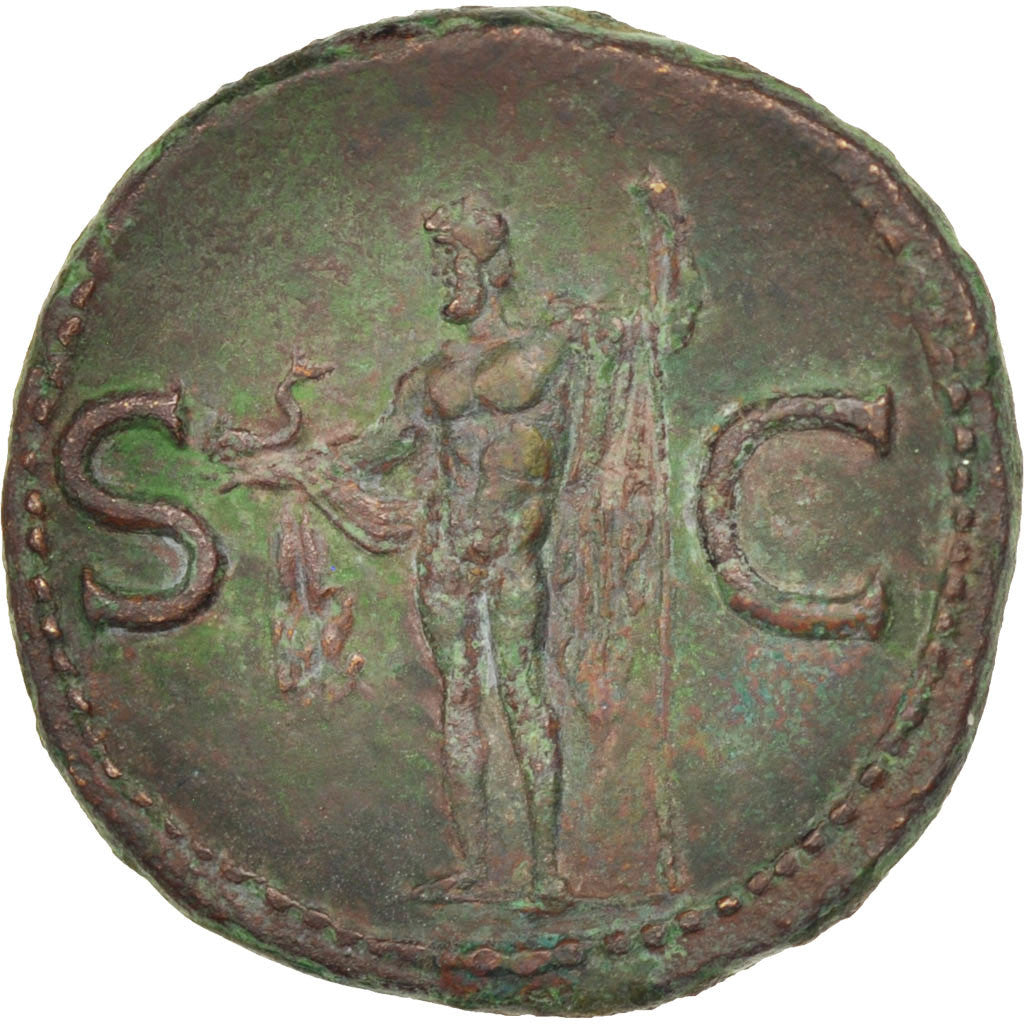 Agrippa, As, Rome, AU(55-58), Bronze, RIC #58, 10.96