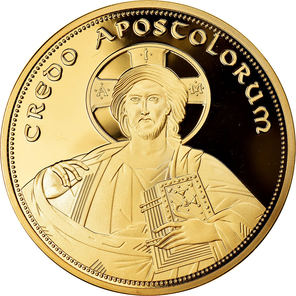 France, Medal, Les 12 Apôtres - André, MS(65-70), Copper Gilt