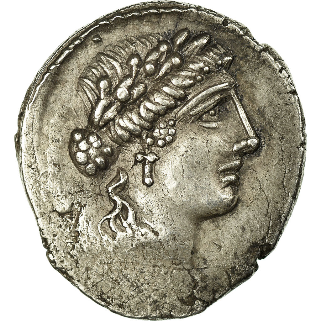 Moneta, Hostilia, Denarius, Rome, SPL-, Argento