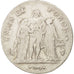 Francia, Union et Force, 5 Francs, 1798, Perpignan, MB+, Argento, KM:639.8, G...