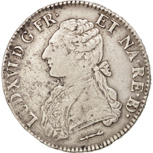 FRANCE, Écu de Béarn aux branches d'olivier, ECU, 1784, Pau, KM #572, EF(40-45),
