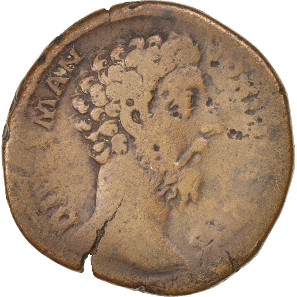 Marcus Aurelius, Sestertius, Rome, MB, Bronzo, RIC:654