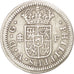 SPAIN, 1/2 Real, 1726, Segovia, KM #333.2, VF(30-35), Silver, 1.32