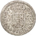 SPAIN, 1/2 Real, 1738, Seville, KM #350.2, EF(40-45), Silver, 1.38