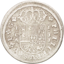Spagna, Philip V, Real, 1718, Cuenca, MB+, Argento, KM:306.1