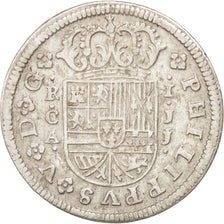 SPAIN, Real, 1718, Cuenca, KM #306.1, EF(40-45), Silver, 2.48